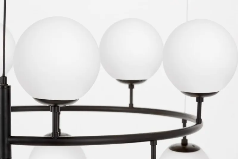 LAMPADA A SOSPENSIONE MODERNA BIANCO E NERO CEREDO NEO W10
