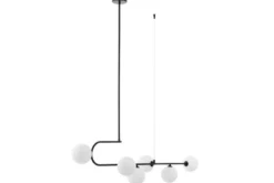 LAMPADA A SOSPENSIONE MODERNA BIANCO E NERO GROSEO W6