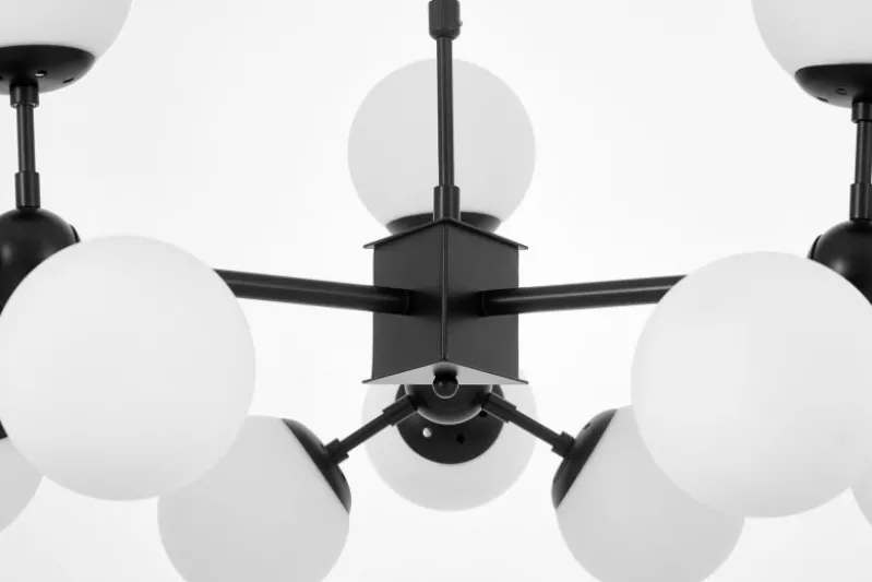 LAMPADA A SOSPENSIONE MODERNA BIANCO E NERO ZODIAK W12