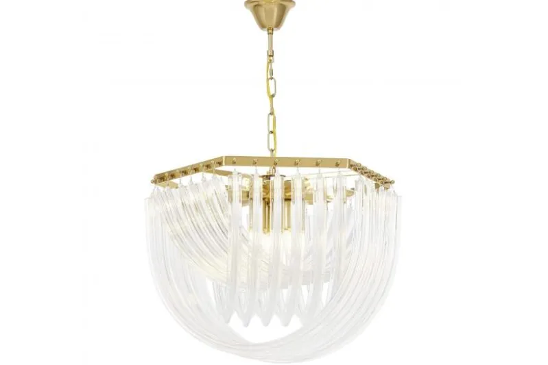 LAMPADA A SOSPENSIONE MODERNA BOSCONE D55 IN OTTONE