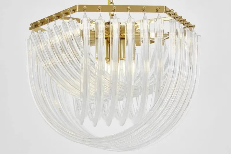 LAMPADA A SOSPENSIONE MODERNA BOSCONE D55 IN OTTONE