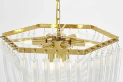 LAMPADA A SOSPENSIONE MODERNA BOSCONE D55 IN OTTONE