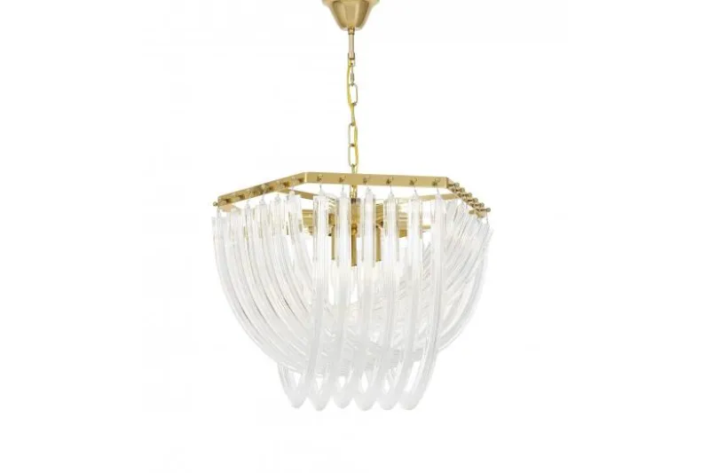 LAMPADA A SOSPENSIONE MODERNA BOSCONE D55 IN OTTONE