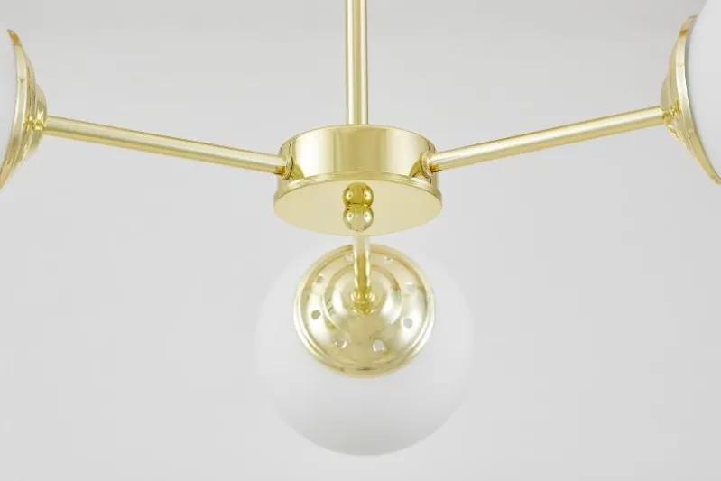 LAMPADA A SOSPENSIONE MODERNA CLASSICA ORO FINO RING W3