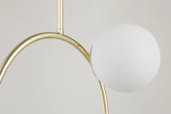 LAMPADA A SOSPENSIONE MODERNA CLASSICA ORO LEDO W2