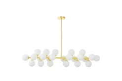 LAMPADA A SOSPENSIONE MODERNA CLASSICA ORO PETRICA W24