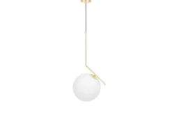 LAMPADA A SOSPENSIONE MODERNA CLASSICA ORO SORENTO D25