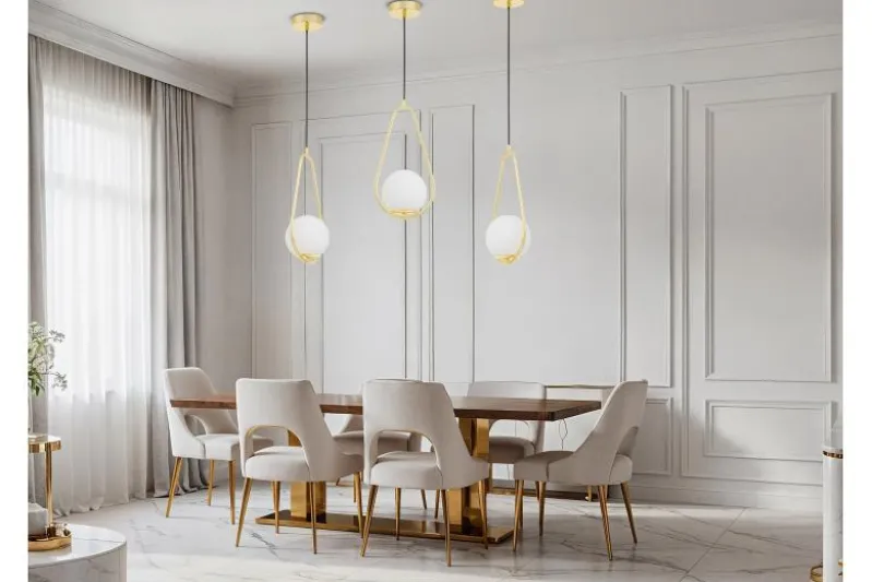 LAMPADA A SOSPENSIONE MODERNA CLASSIC GOLD VERO 1C