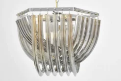 LAMPADA A SOSPENSIONE MODERNA CROMATA BOSCONE D55