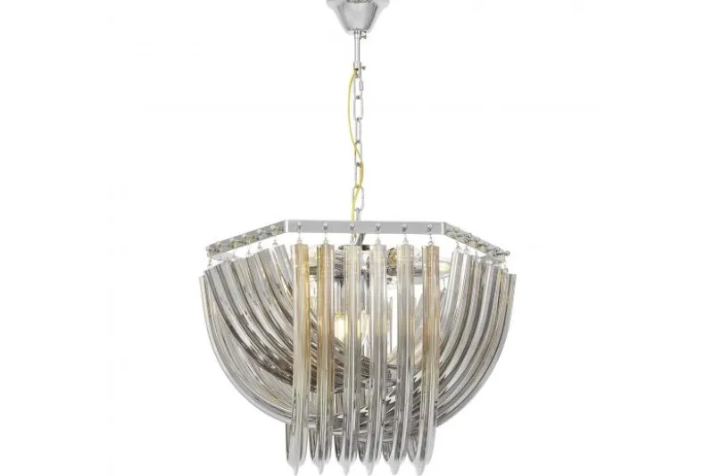 LAMPADA A SOSPENSIONE MODERNA CROMATA BOSCONE D55