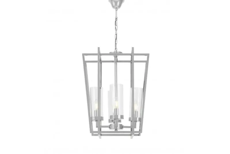 LAMPADA A SOSPENSIONE MODERNA CROMO ARES W4