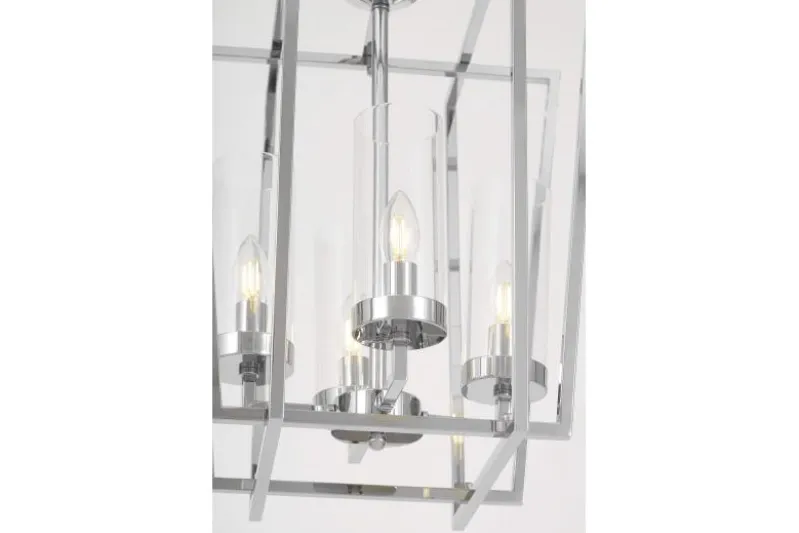 LAMPADA A SOSPENSIONE MODERNA CROMO ARES W4