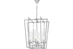 LAMPADA A SOSPENSIONE MODERNA CROMO ARES W4