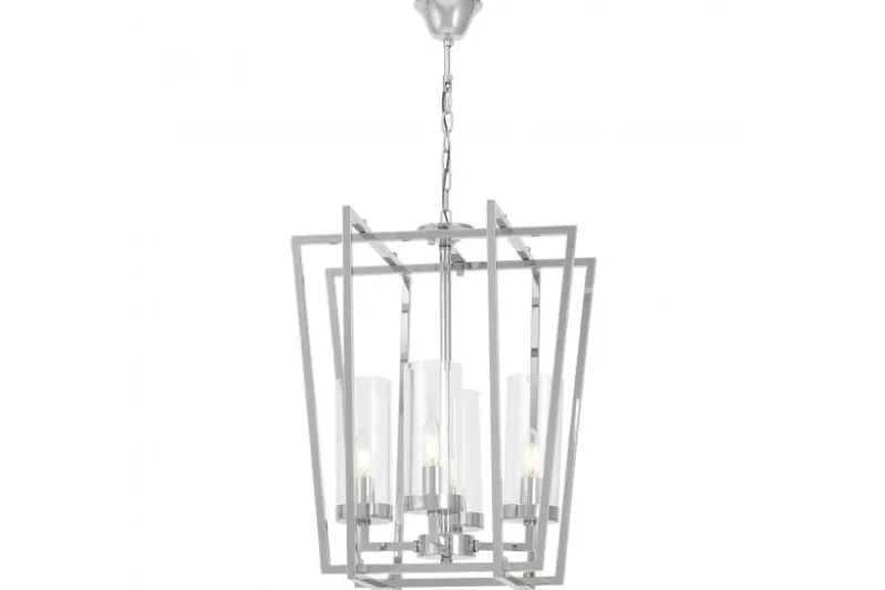 LAMPADA A SOSPENSIONE MODERNA CROMO ARES W4