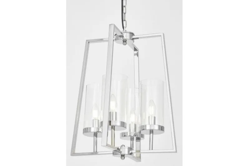 LAMPADA A SOSPENSIONE MODERNA CROMO FEDI W4