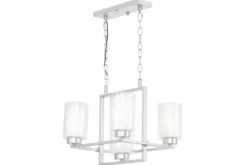 LAMPADA A SOSPENSIONE MODERNA CROMO LINO W5