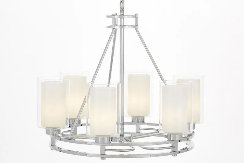 LAMPADA A SOSPENSIONE MODERNA CROMO MARIETTA W6