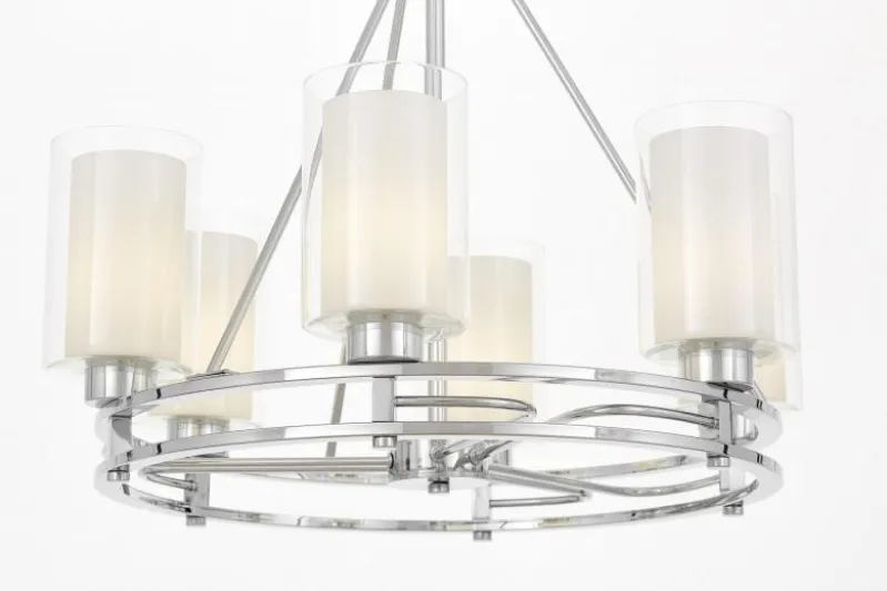 LAMPADA A SOSPENSIONE MODERNA CROMO MARIETTA W6