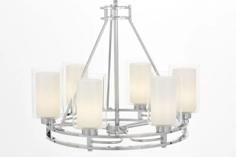 LAMPADA A SOSPENSIONE MODERNA CROMO MARIETTA W6