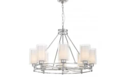 LAMPADA A SOSPENSIONE MODERNA CROMO MARIETTA W8