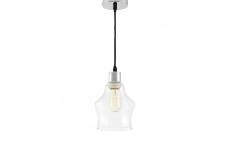 LAMPADA A SOSPENSIONE MODERNA CROMO MORO 1B