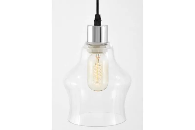 LAMPADA A SOSPENSIONE MODERNA CROMO MORO 1B
