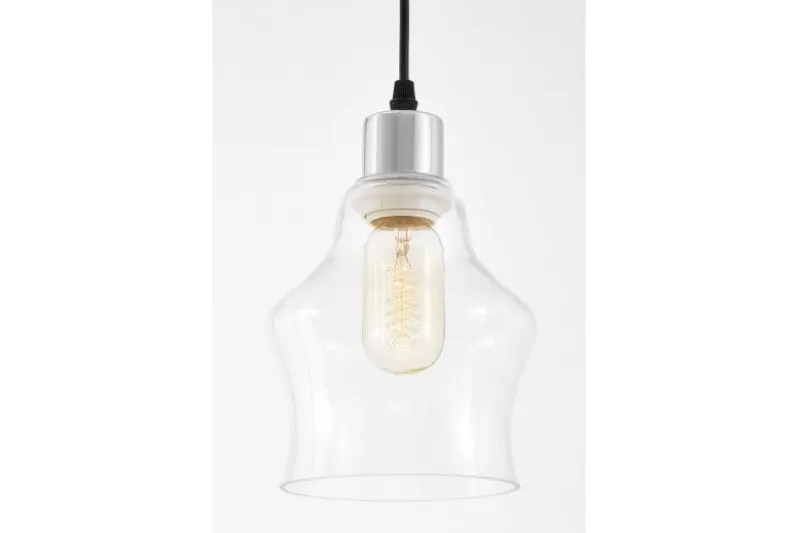 LAMPADA A SOSPENSIONE MODERNA CROMO MORO 1B