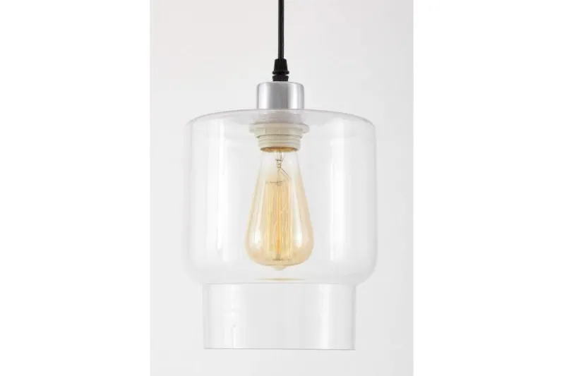 LAMPADA A SOSPENSIONE MODERNA CROMO, MORO 1C
