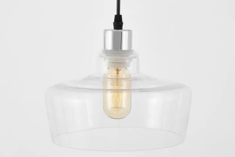 LAMPADA A SOSPENSIONE MODERNA CROMO MORO 1D