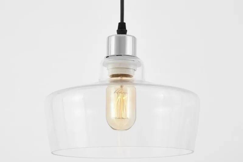 LAMPADA A SOSPENSIONE MODERNA CROMO MORO 1D