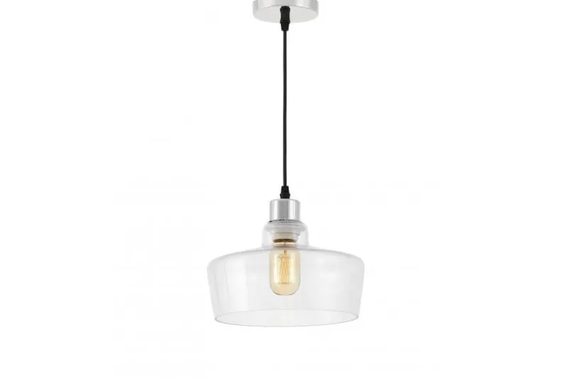 LAMPADA A SOSPENSIONE MODERNA CROMO MORO 1D