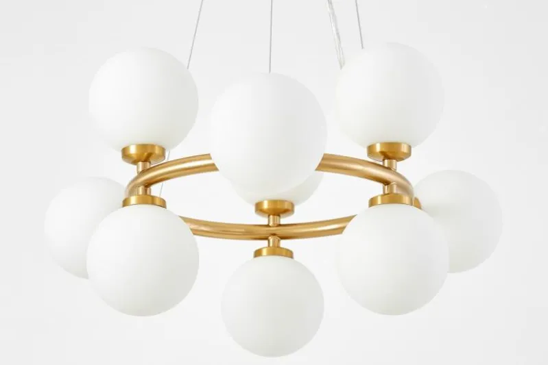 LAMPADA A SOSPENSIONE MODERNA IN OTTONE MARSIADA W9