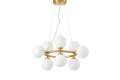 LAMPADA A SOSPENSIONE MODERNA IN OTTONE MARSIADA W9