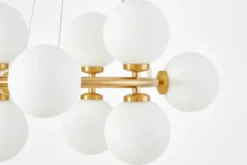 LAMPADA A SOSPENSIONE MODERNA IN OTTONE MARSIADA W9