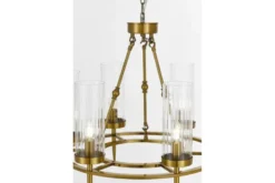LAMPADA A SOSPENSIONE MODERNA IN OTTONE MORATTI W6