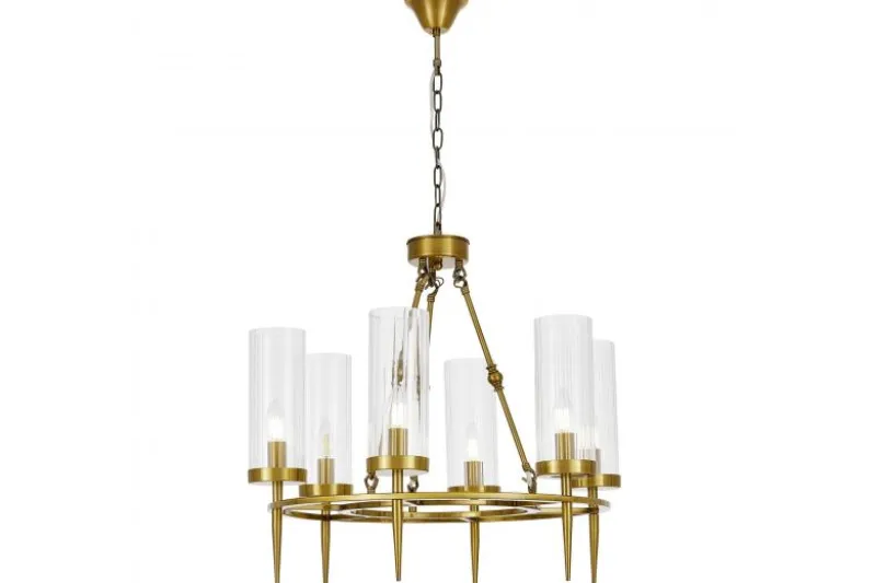 LAMPADA A SOSPENSIONE MODERNA IN OTTONE MORATTI W6