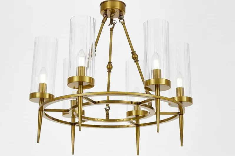 LAMPADA A SOSPENSIONE MODERNA IN OTTONE MORATTI W6