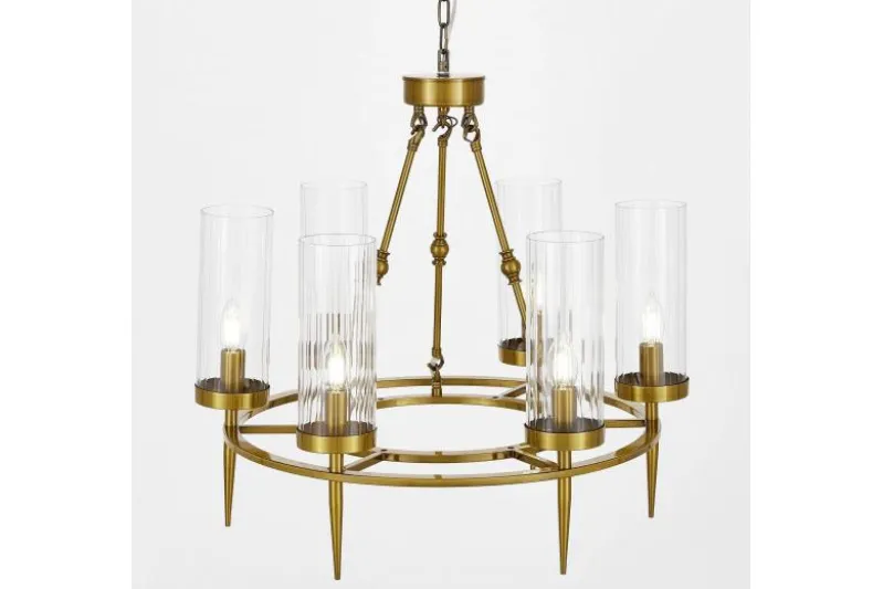 LAMPADA A SOSPENSIONE MODERNA IN OTTONE MORATTI W6