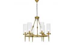 LAMPADA A SOSPENSIONE MODERNA IN OTTONE MORATTI W6