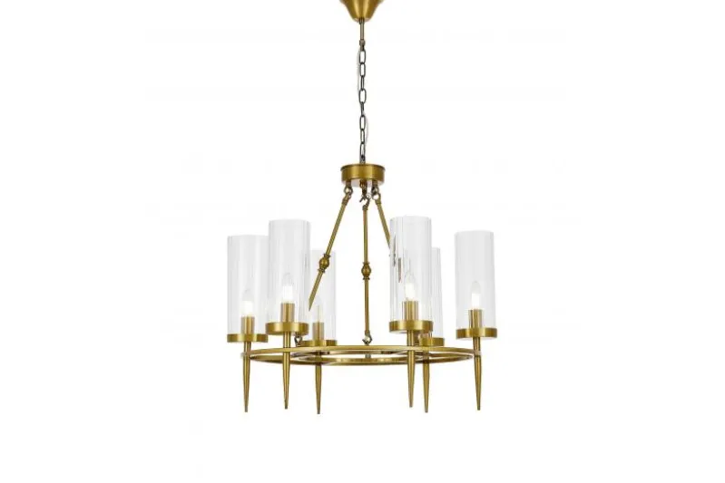 LAMPADA A SOSPENSIONE MODERNA IN OTTONE MORATTI W6