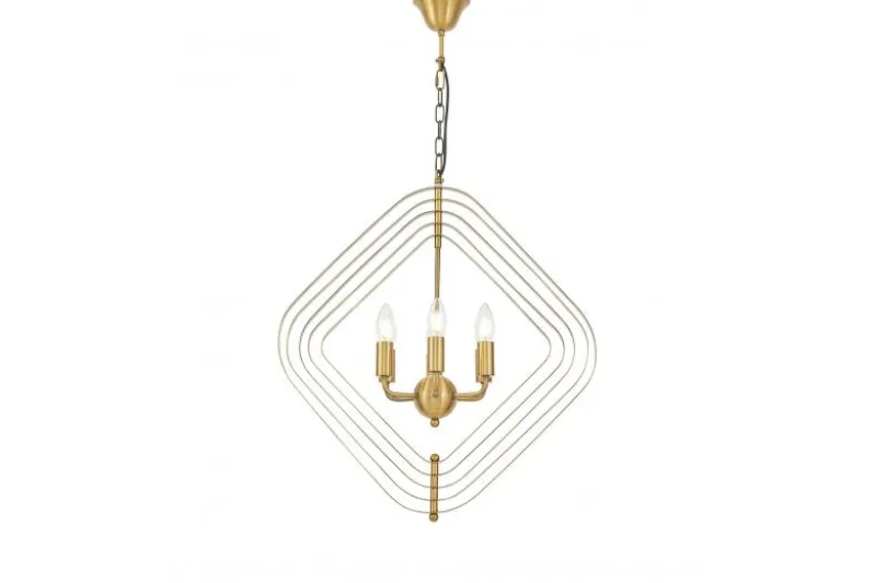 LAMPADA A SOSPENSIONE MODERNA IN OTTONE ZEWA W6