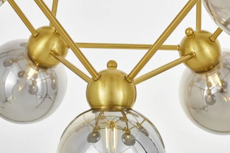 LAMPADA A SOSPENSIONE MODERNA IN OTTONE ZODIAC NEO