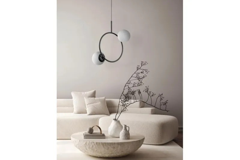 LAMPADA A SOSPENSIONE MODERNA LEDO W2 NERA
