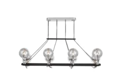 LAMPADA A SOSPENSIONE MODERNA NERA MARSEO PRO W8