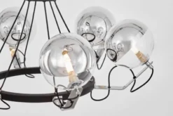 LAMPADA A SOSPENSIONE MODERNA NERA MARSEO W6