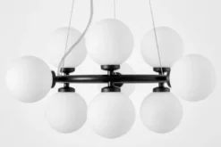LAMPADA A SOSPENSIONE MODERNA NERA MARSIADA W9