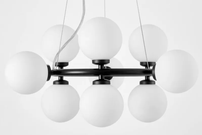 LAMPADA A SOSPENSIONE MODERNA NERA MARSIADA W9