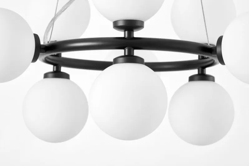 LAMPADA A SOSPENSIONE MODERNA NERA MARSIADA W9