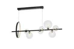 LAMPADA A SOSPENSIONE MODERNA NERA MERIDO W7