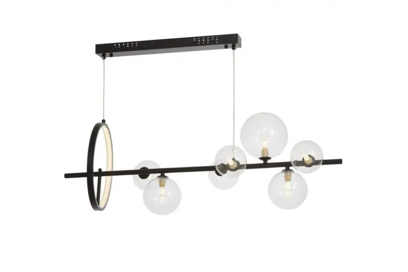 LAMPADA A SOSPENSIONE MODERNA NERA MERIDO W9